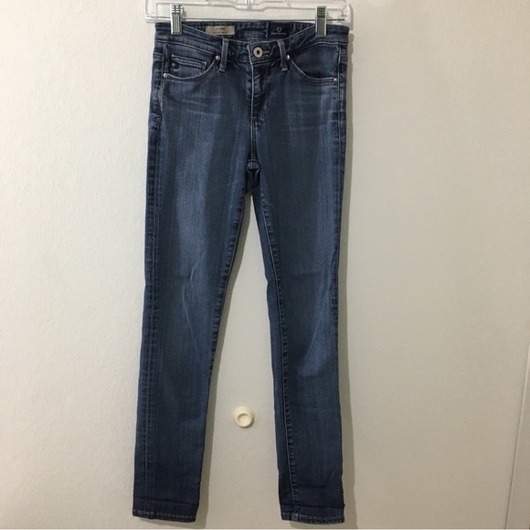 AG Adriano Goldschmeid the Prima Cigarette Skinny Mid Rise Jeans size 24 - Picture 3 of 7
